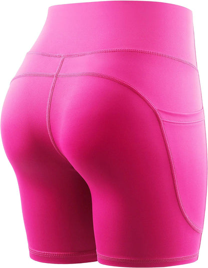 High Waist Yoga Shorts for Women 3'' / 4'' / 6'' / 7'' / 8'' Naked Feeling Workout Running Biker Shorts